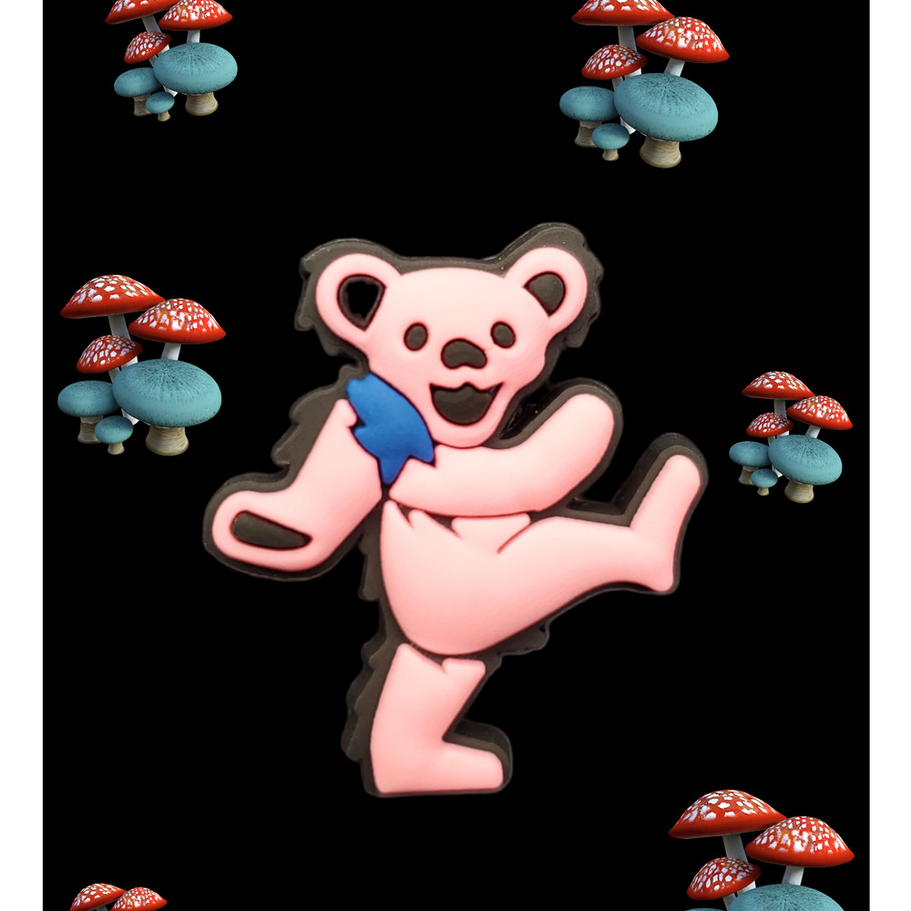 Grateful Dead Croc Charms - Steal Your Face - Dancing Bears - 6 Pieces - Picture 3 of 5